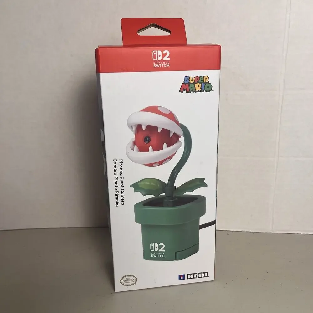 Hori Super Mario Piranha Plant Camera for Nintendo Switch 2 Box Imperfection